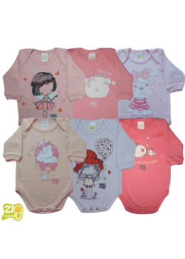 BODY SUED. M/L EST. ZIG (A E O) (6 PCS)