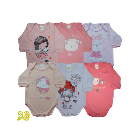 BODY SUED. M/L EST. ZIG (A E O) (6 PCS)
