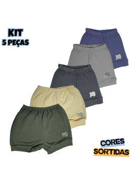 SHORTS SUED. C/PUNHO EST. ZIG MUNDI (O) 5 PCS