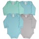 BODY SUED. CANELADO M/L LISO (PINTADINHO) (4 PCS)